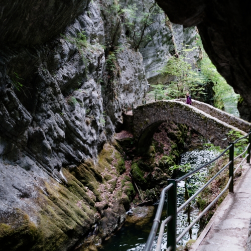 Le Pont-de-la-Baleine dans les Gorges de l'Areuse