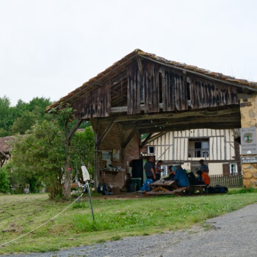 un arrêt pour les pèlerins