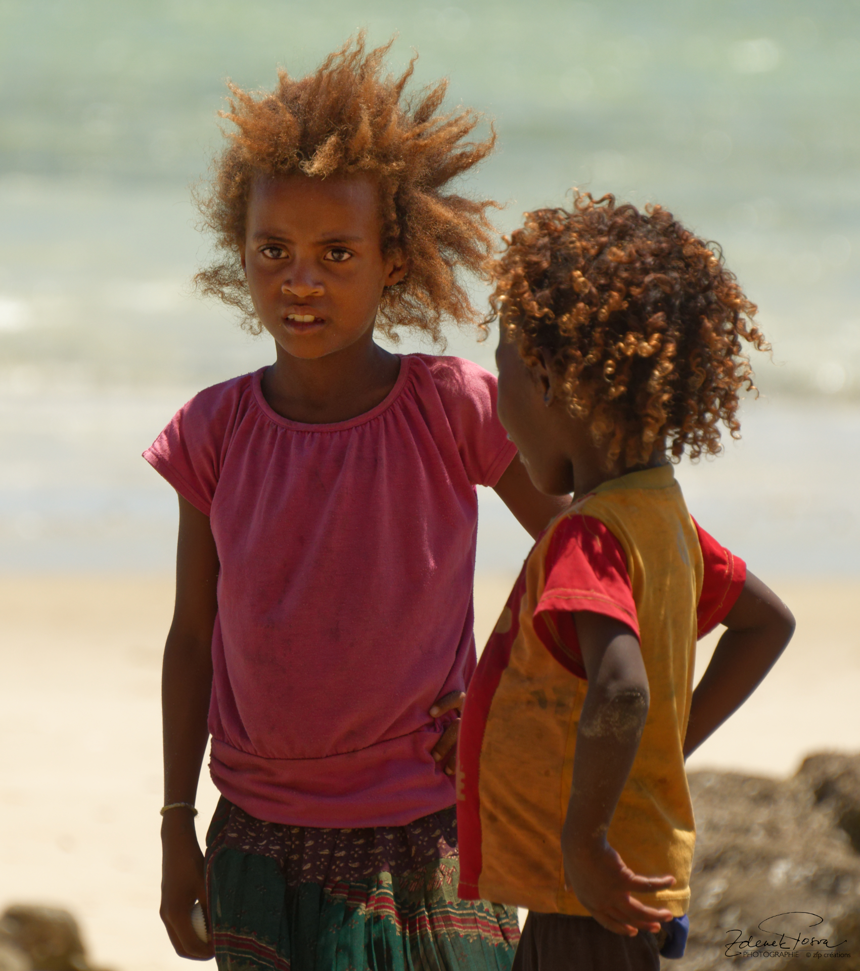Les enfants du village des pêcheurs près de Tuléar