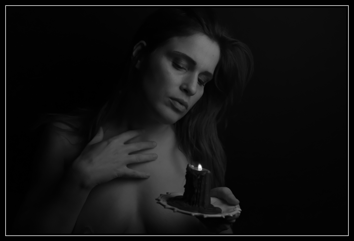 Une lueur de la bougie