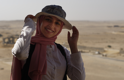Un sourir d'une fille égyptienne