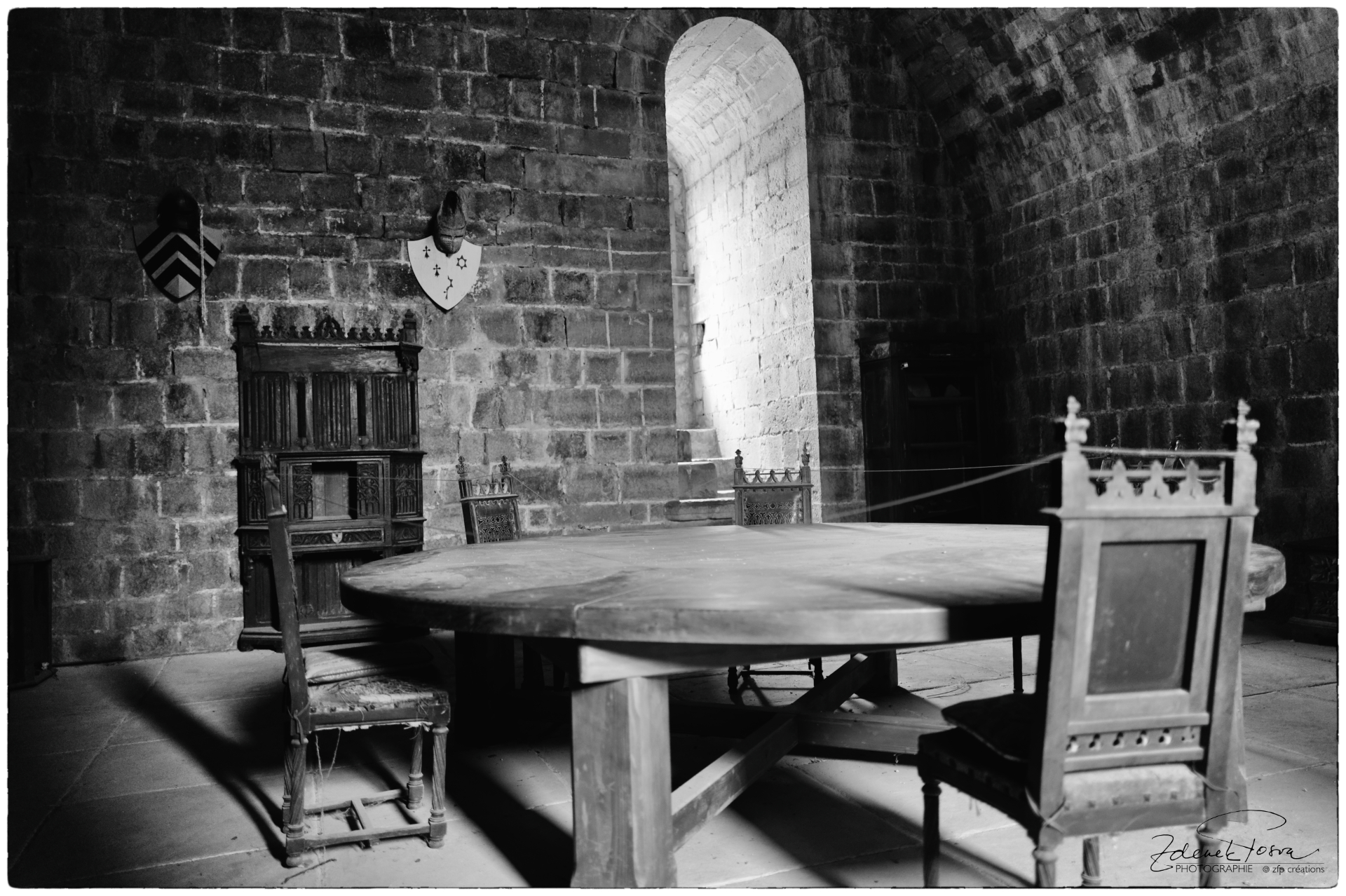 Le château de Puivert, la première salle (salle de gardes)