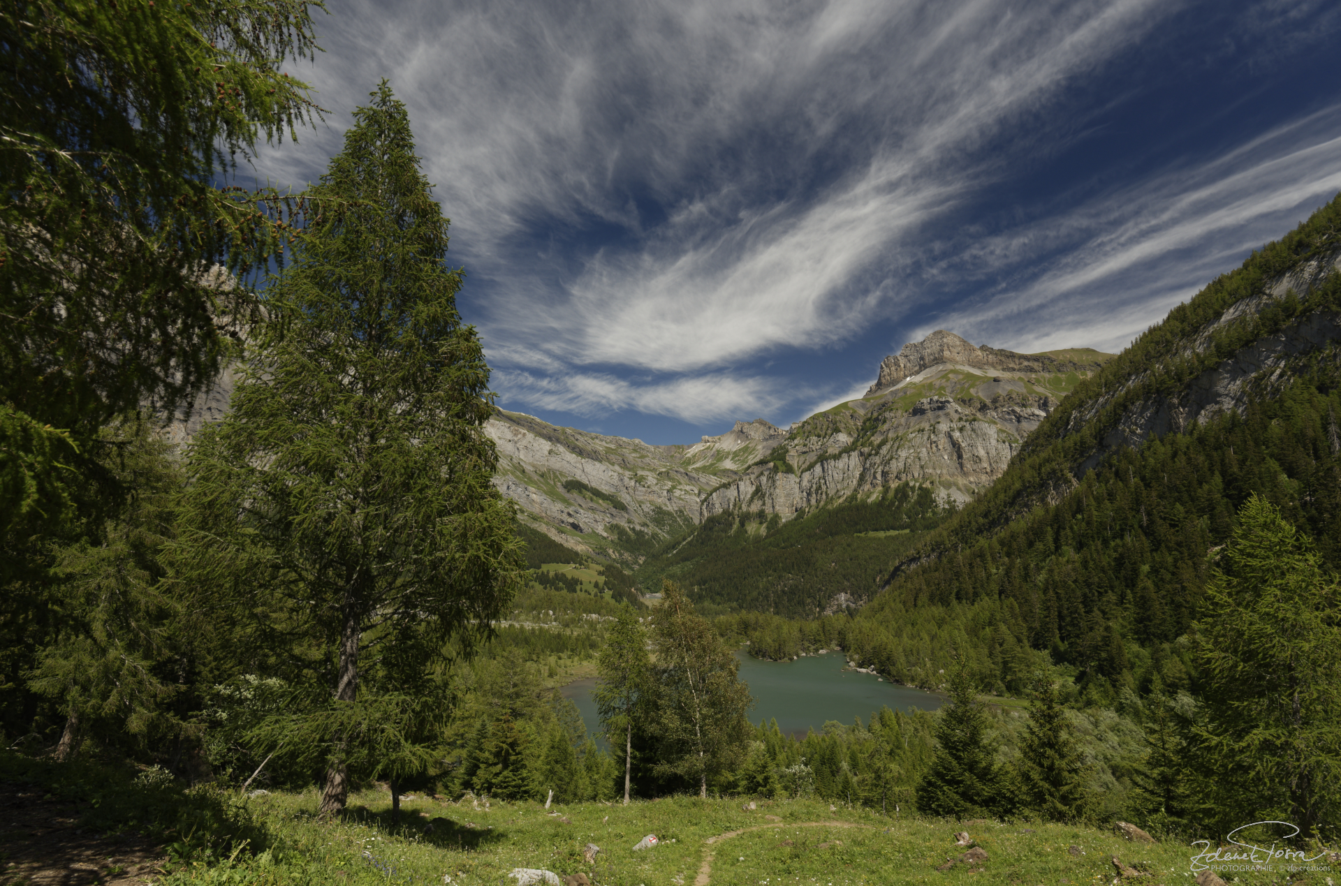 La descente sur Derborence