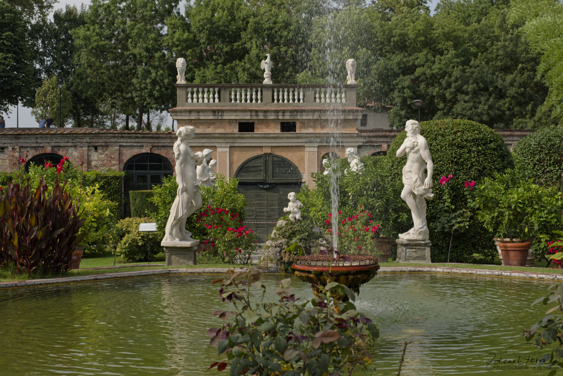 Lucca, Toscane, un jardin plein de couleurs