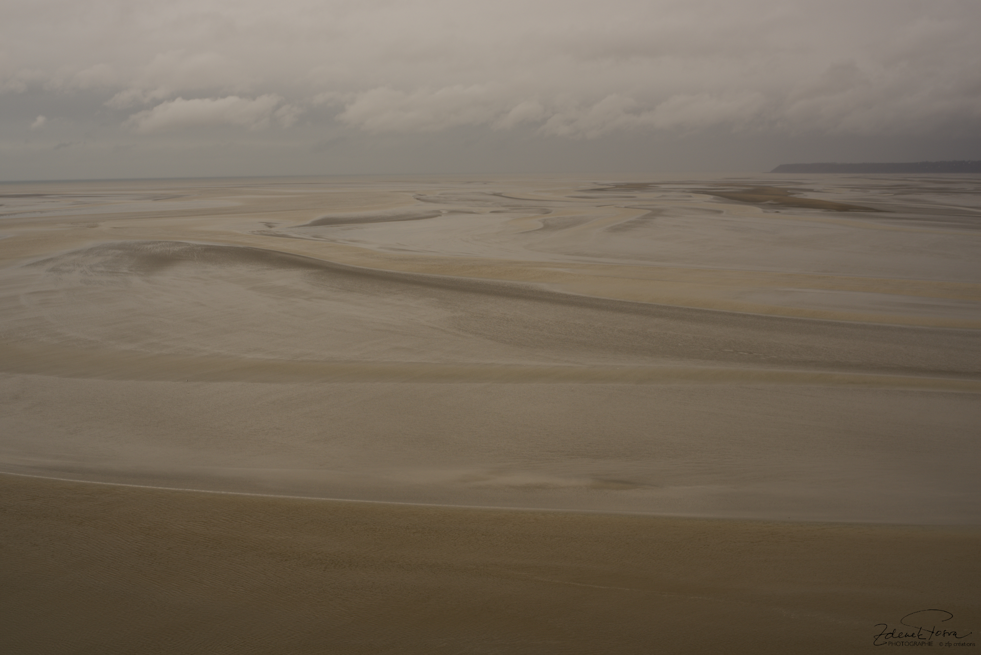 Les couleurs de la mer retirée