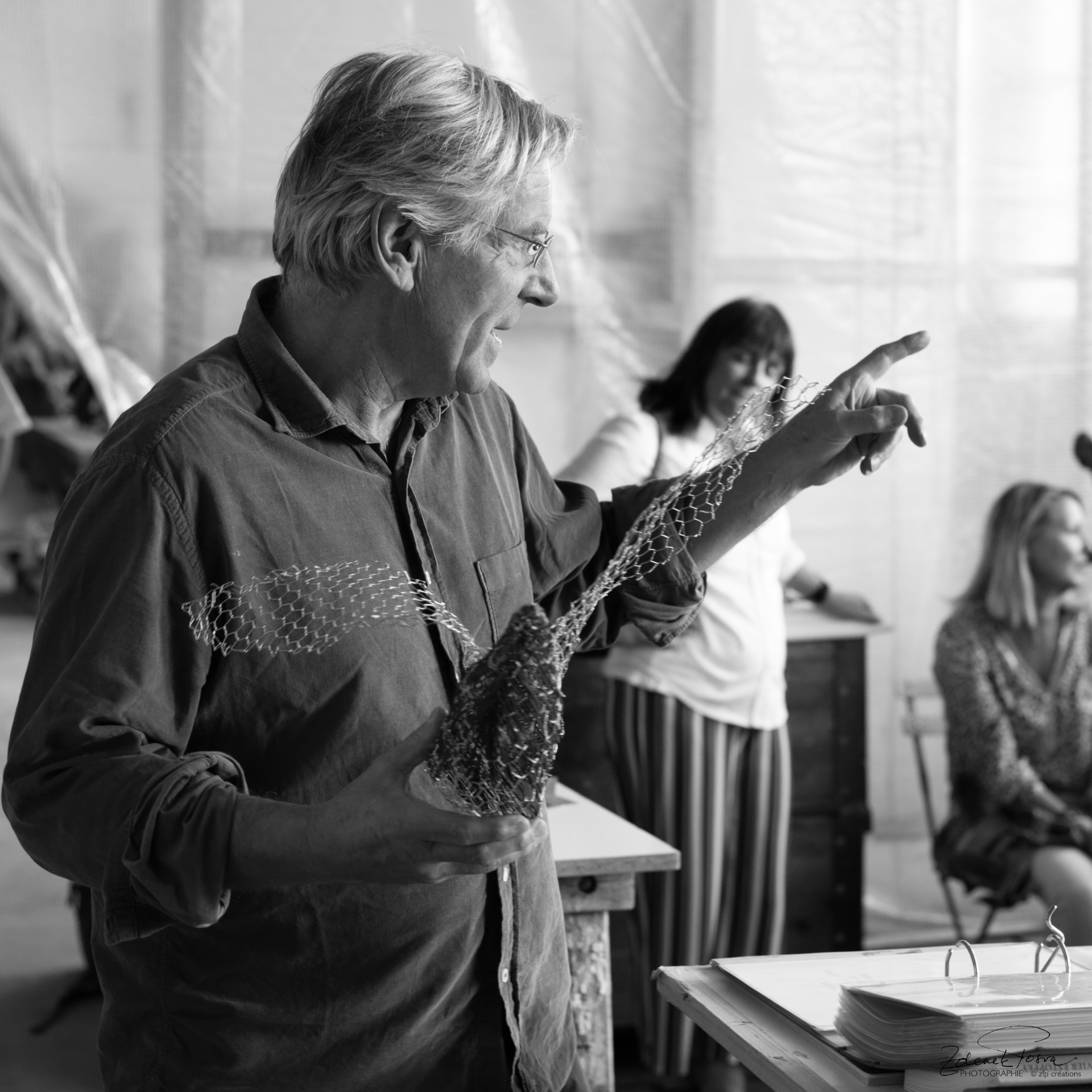 Dans l'atelier d'un sculpteur