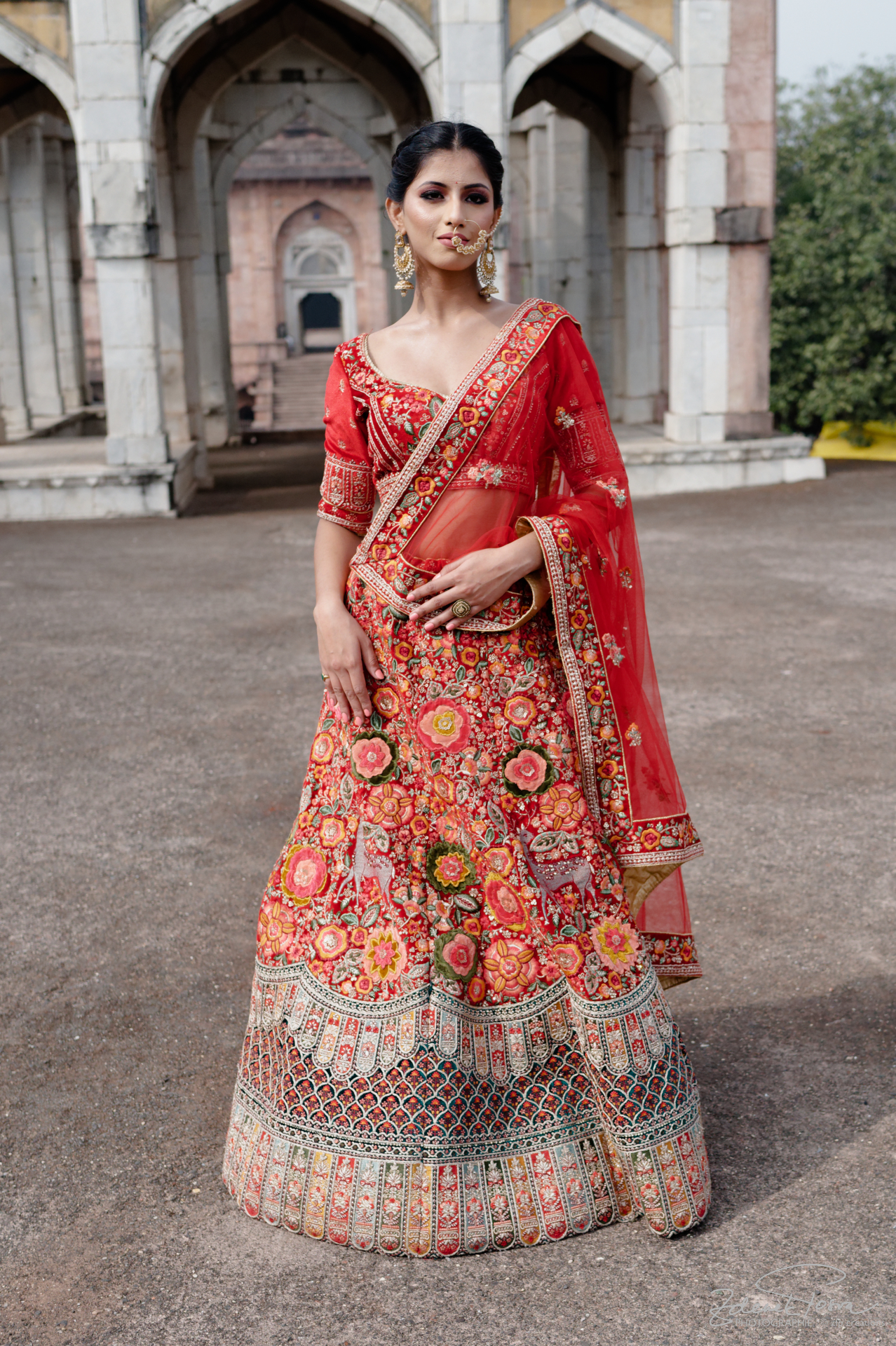 Des manequins professionnels qui étaient là pour une revue indienne.