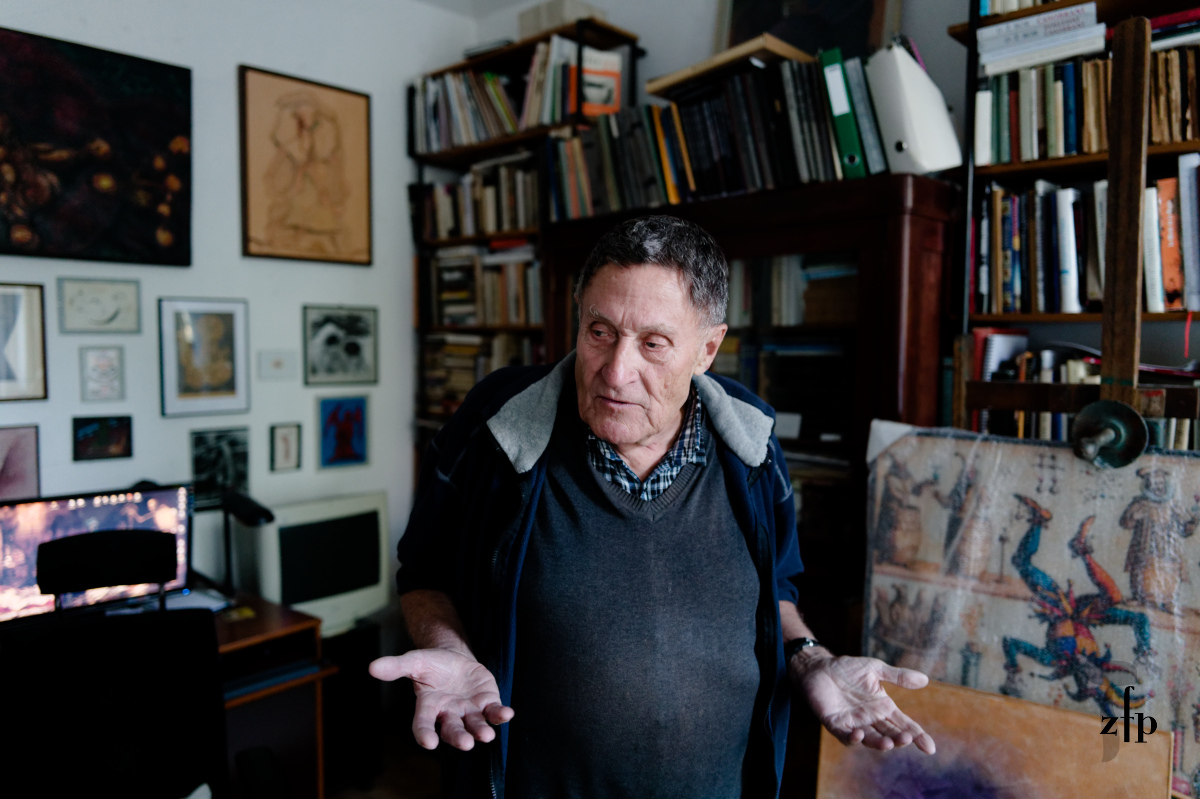 Le peintre accompli, avec 5 décénies de création
