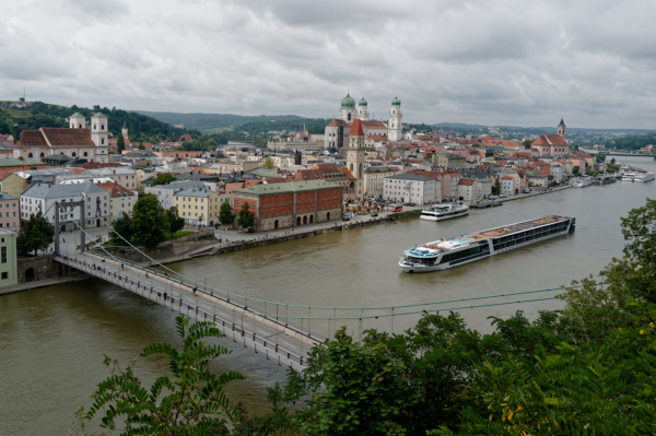 Passau, vile de trois rivières