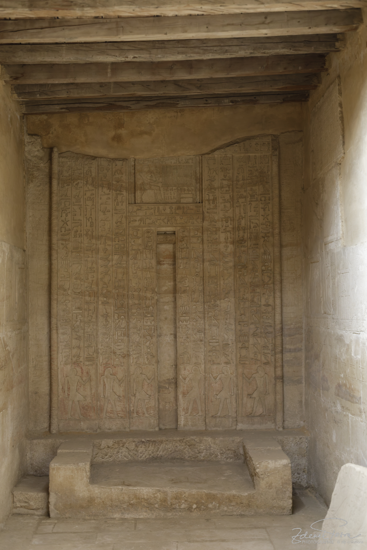 La porte dans la mastaba de Mérérouka