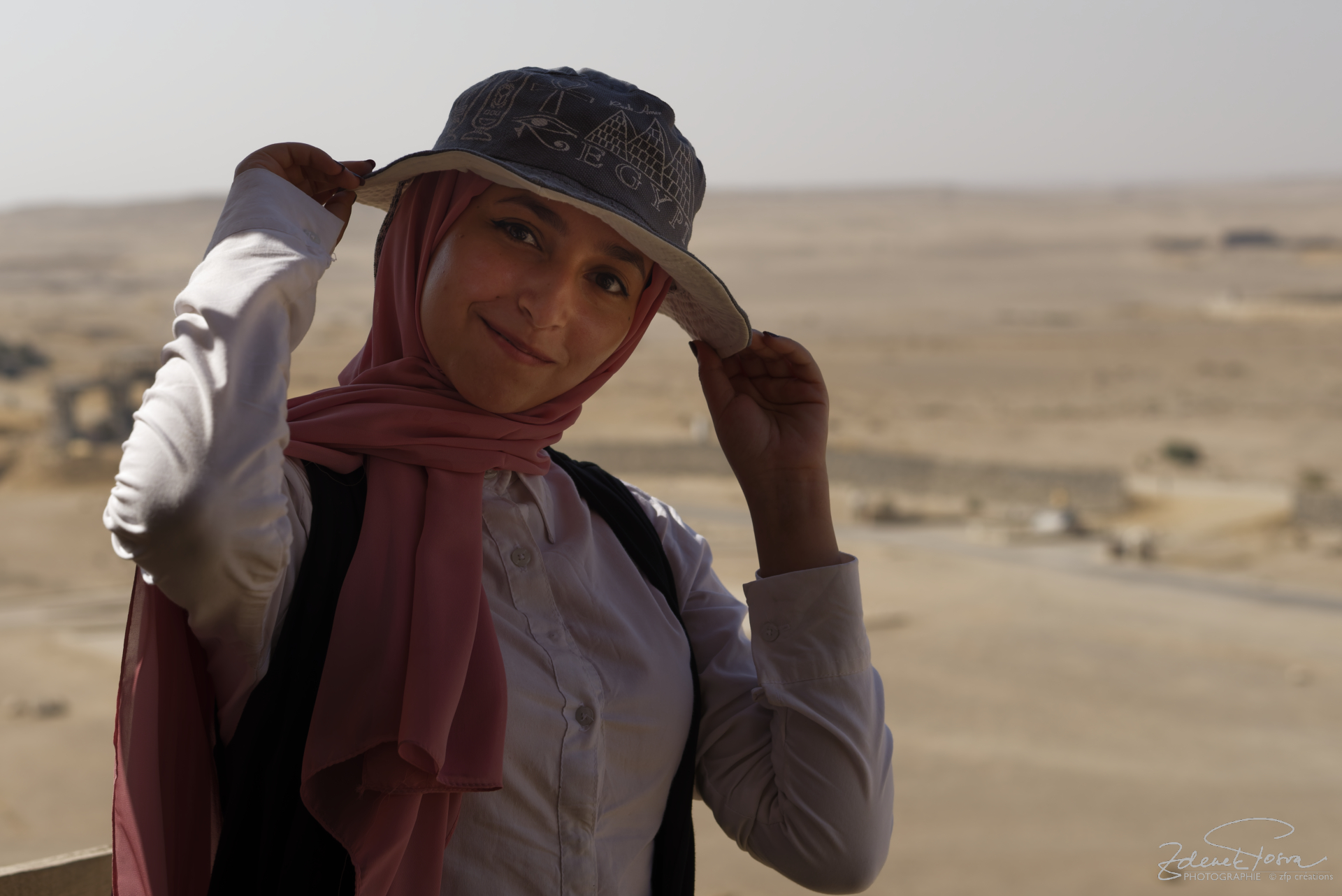 Aya, une jeune égyptienne qui nous accompagnait