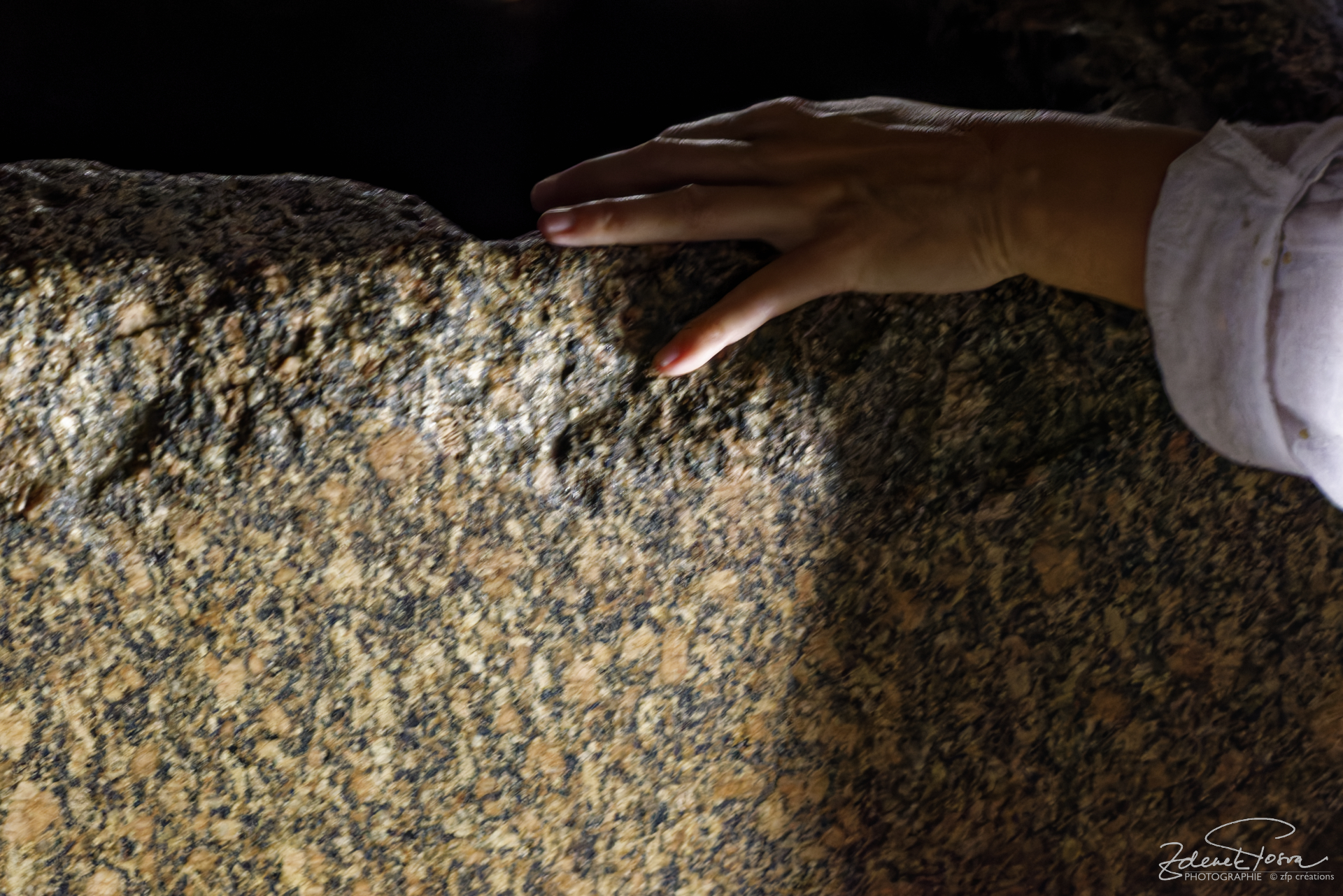 Dans la Grande pyramide, le sarcophage