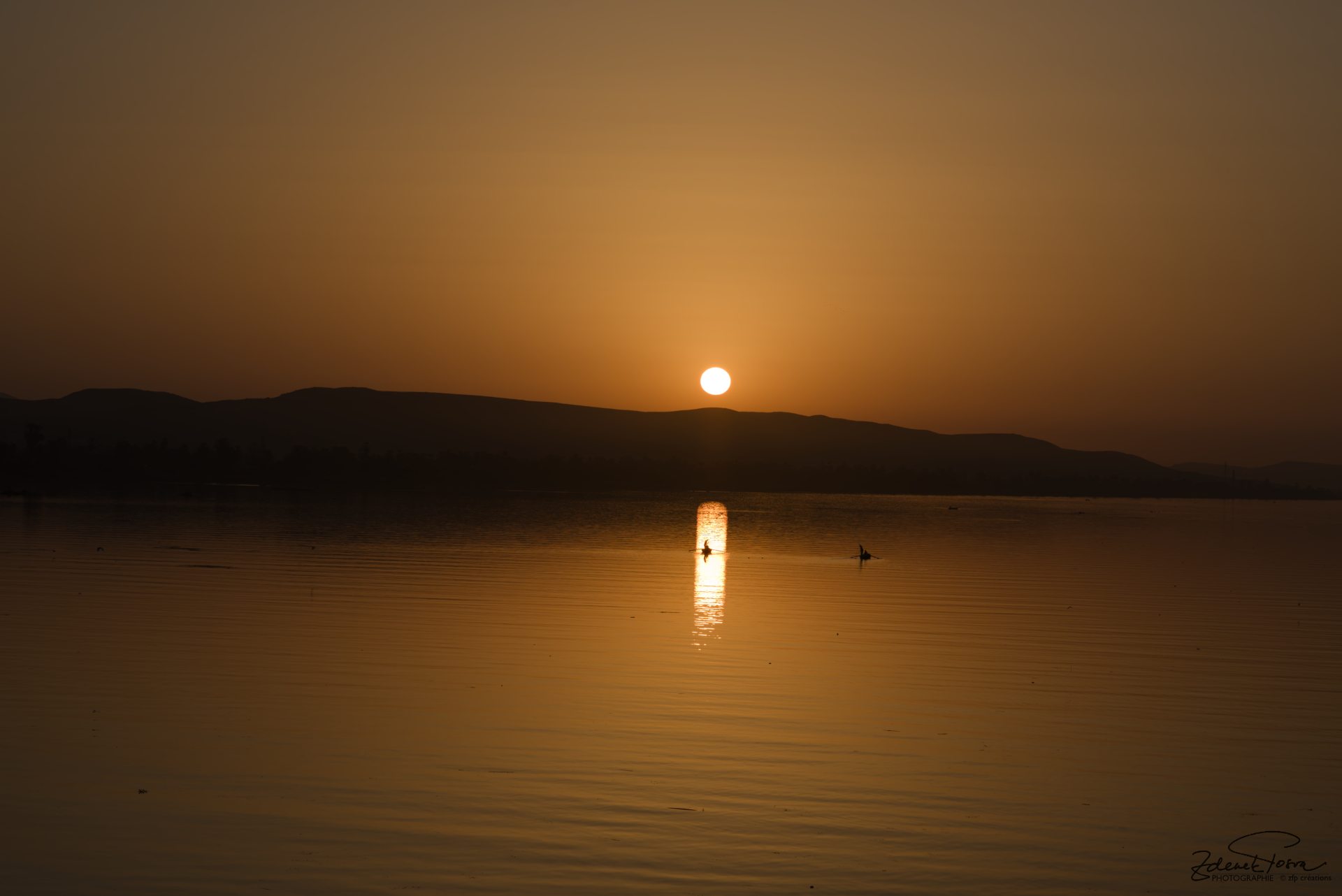 Le soleil se lève sur le Nil