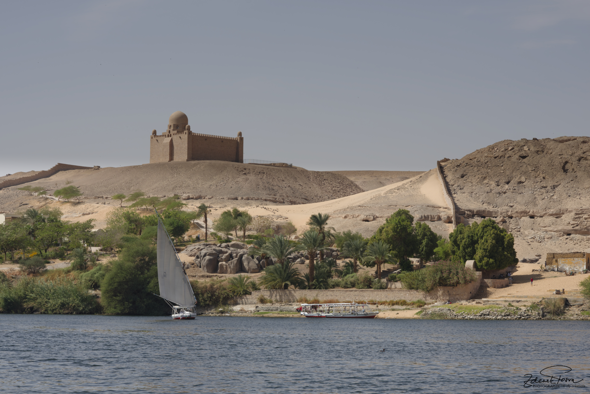 Assouan, le mausolée de l'Aga Khan