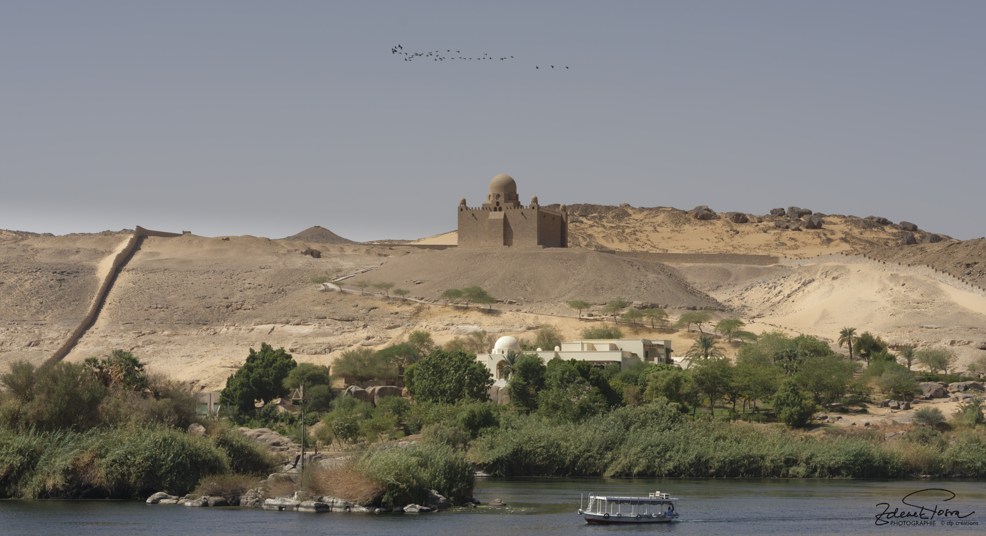 Assouan, le mausolée de l'Aga Khan