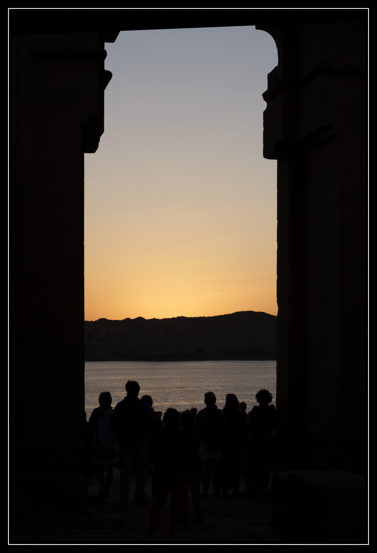 Le temple de Philae au lever du soleil