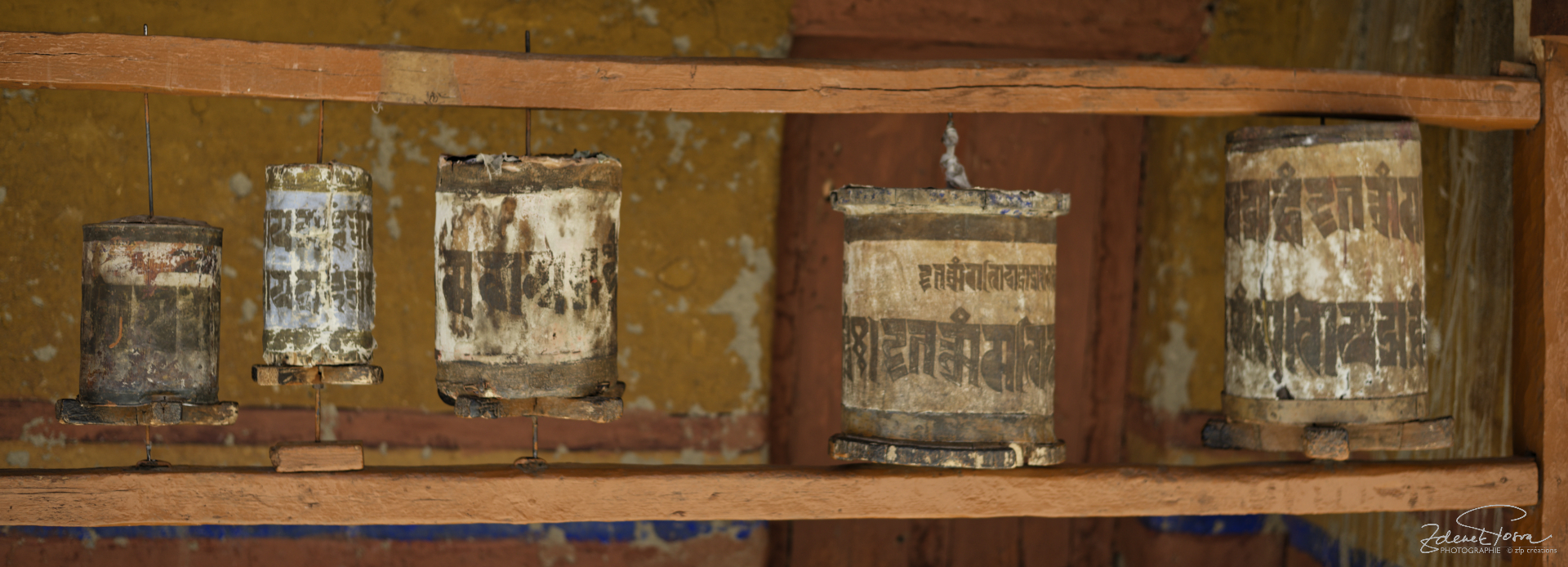 Les moulins à prière, le monastère d'Alchi