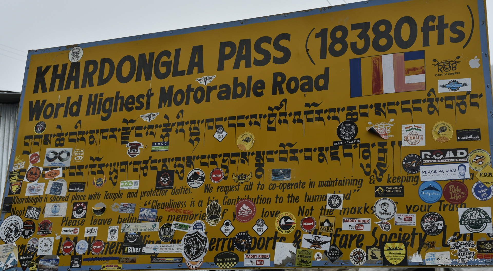 Le col Khardong-La à 5'602 m