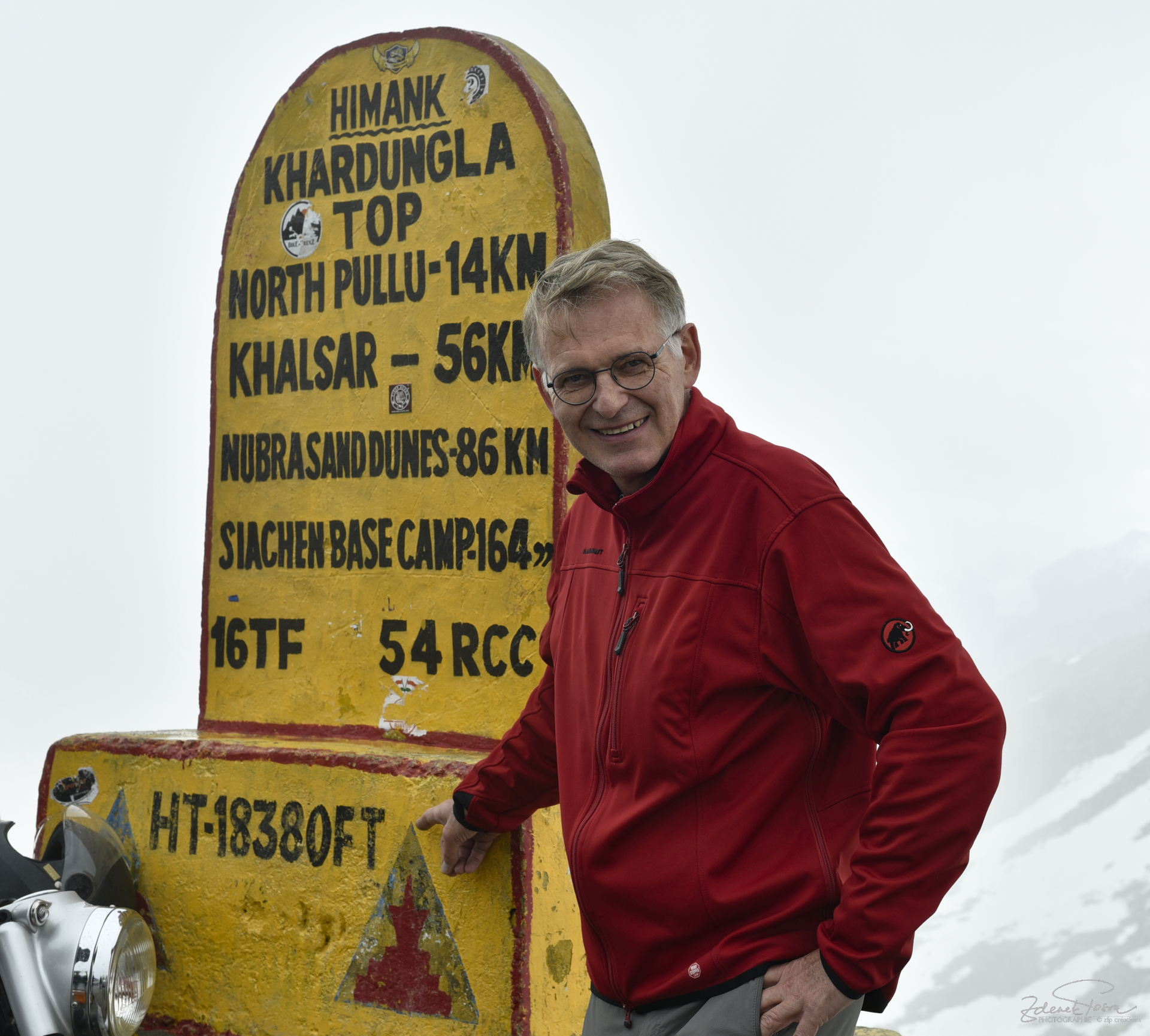 Le col Khardong-La à 5'602 m