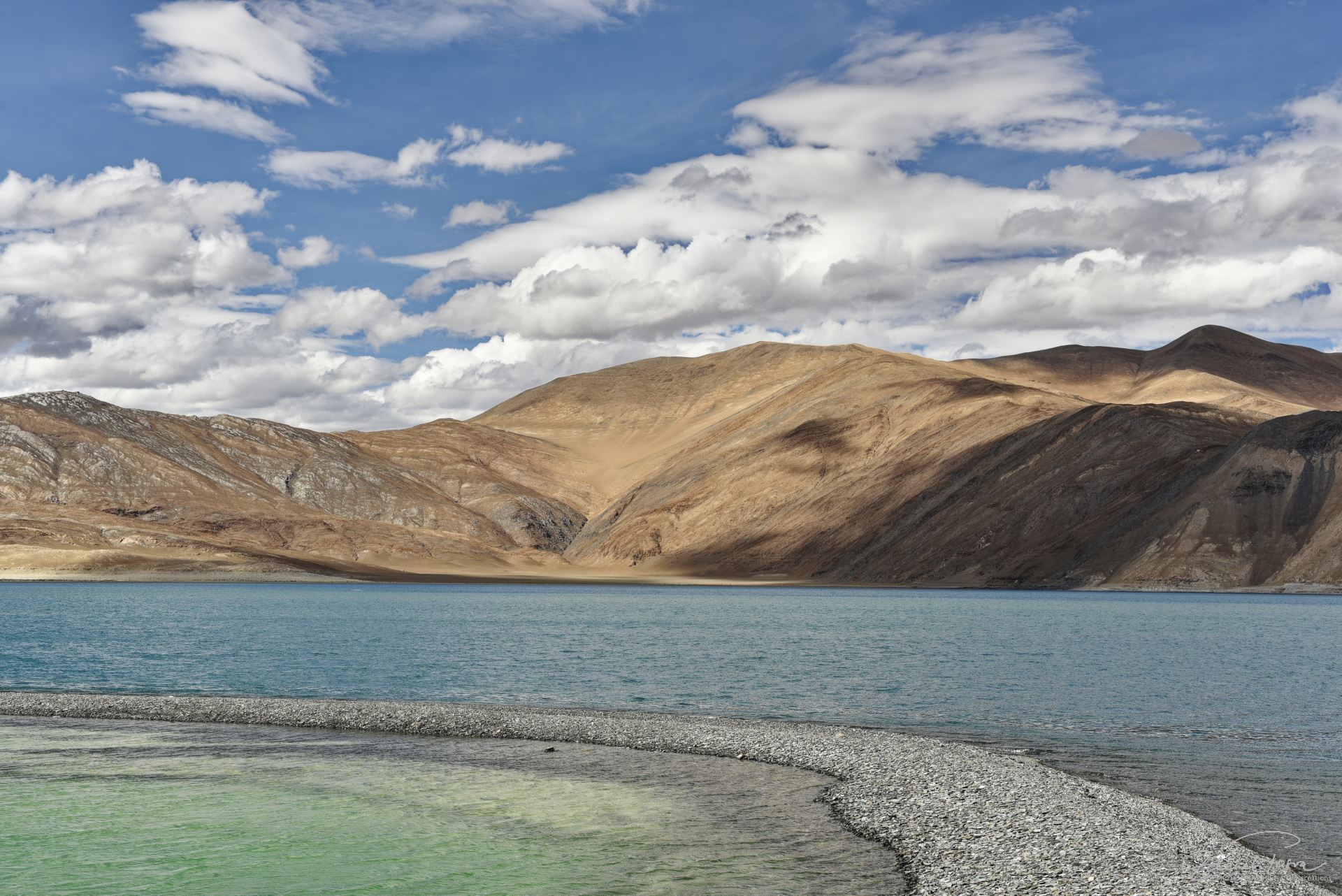 Le lac de Pangong