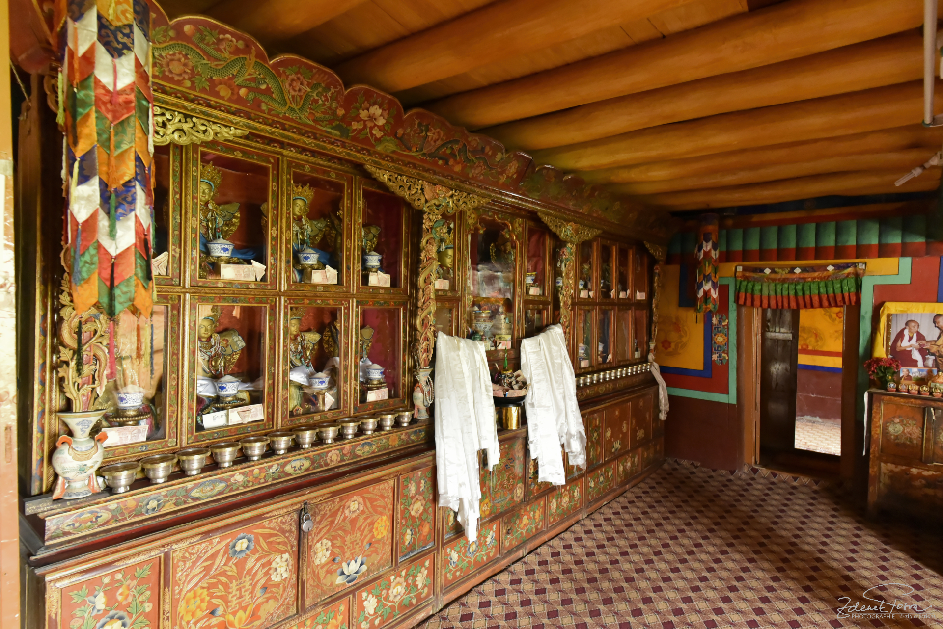 A l'intérieur du monastère Spituk, Xie siècle