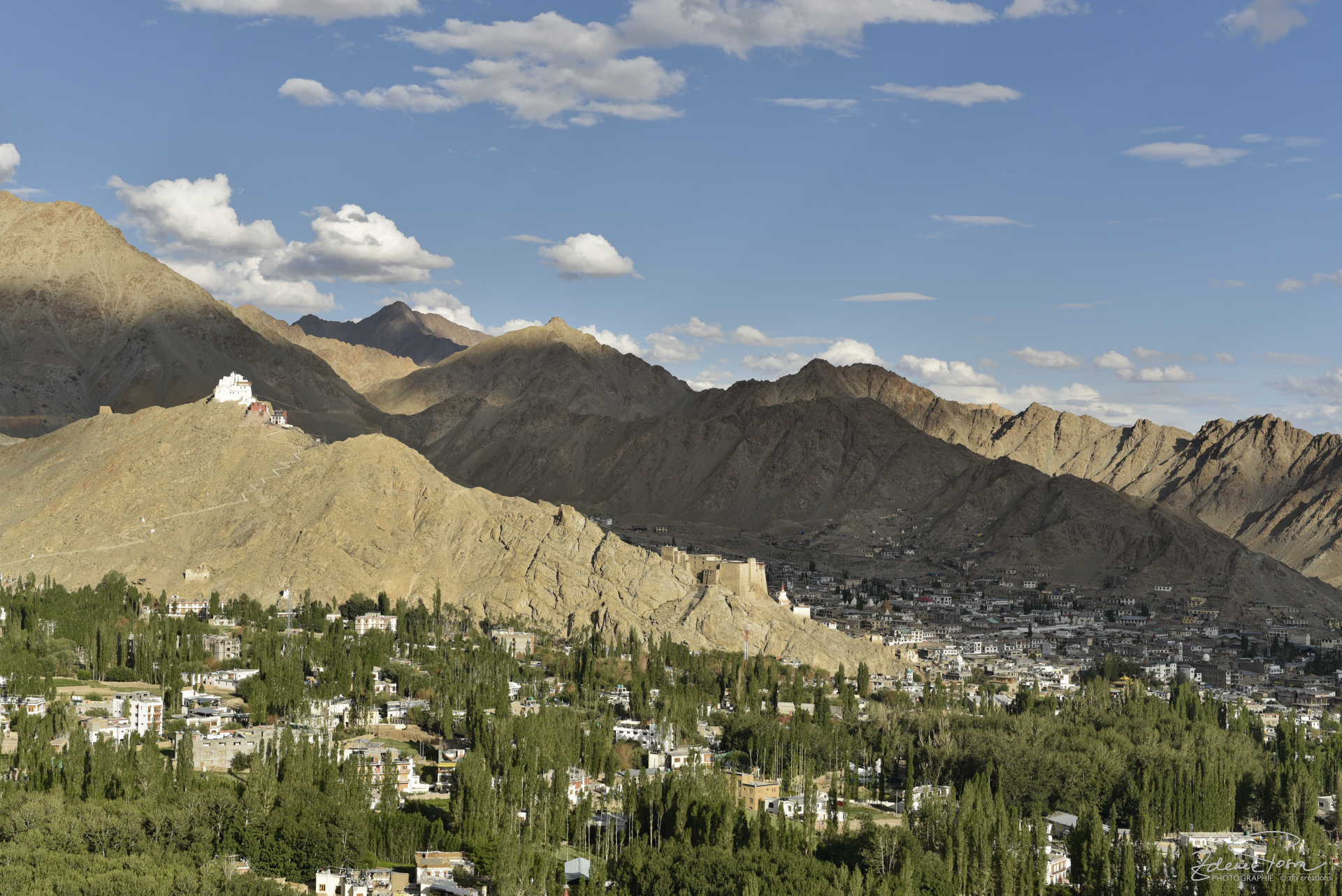 Leh dans la lumière du soir