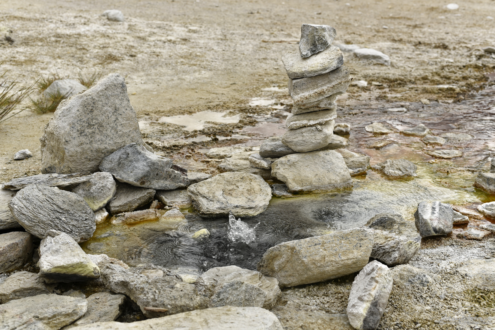 La valée Puga, avec de la géothermie, du soufre et du borax
