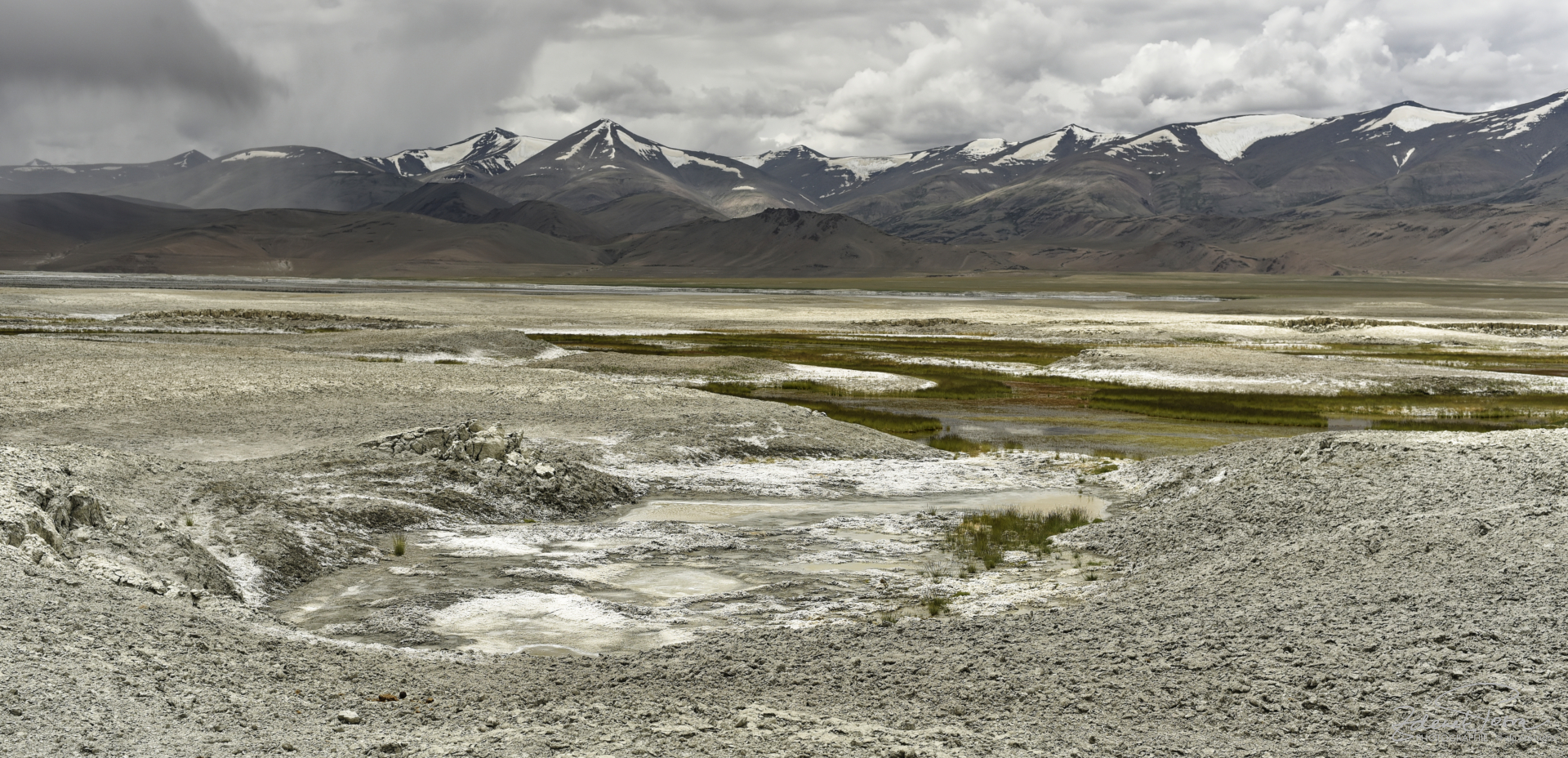 La valée Puga, avec de la géothermie, du soufre et du borax