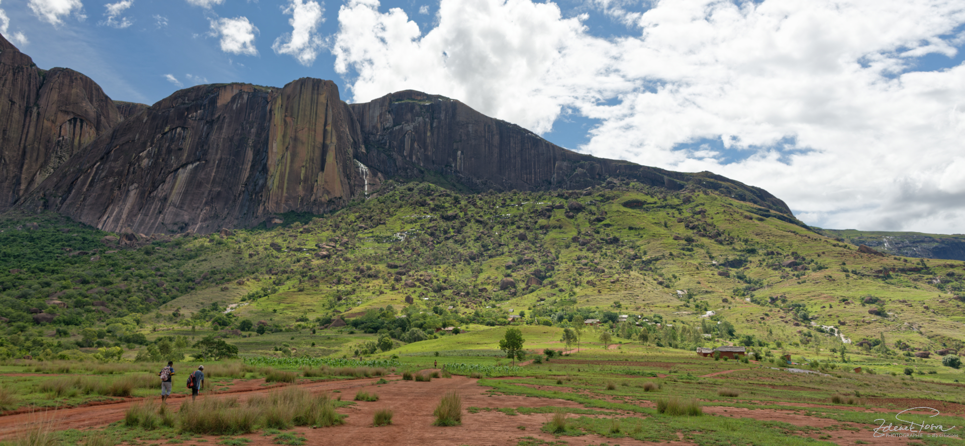Le paysage vers la camp Catta, dans la parc national de l'Andringitre