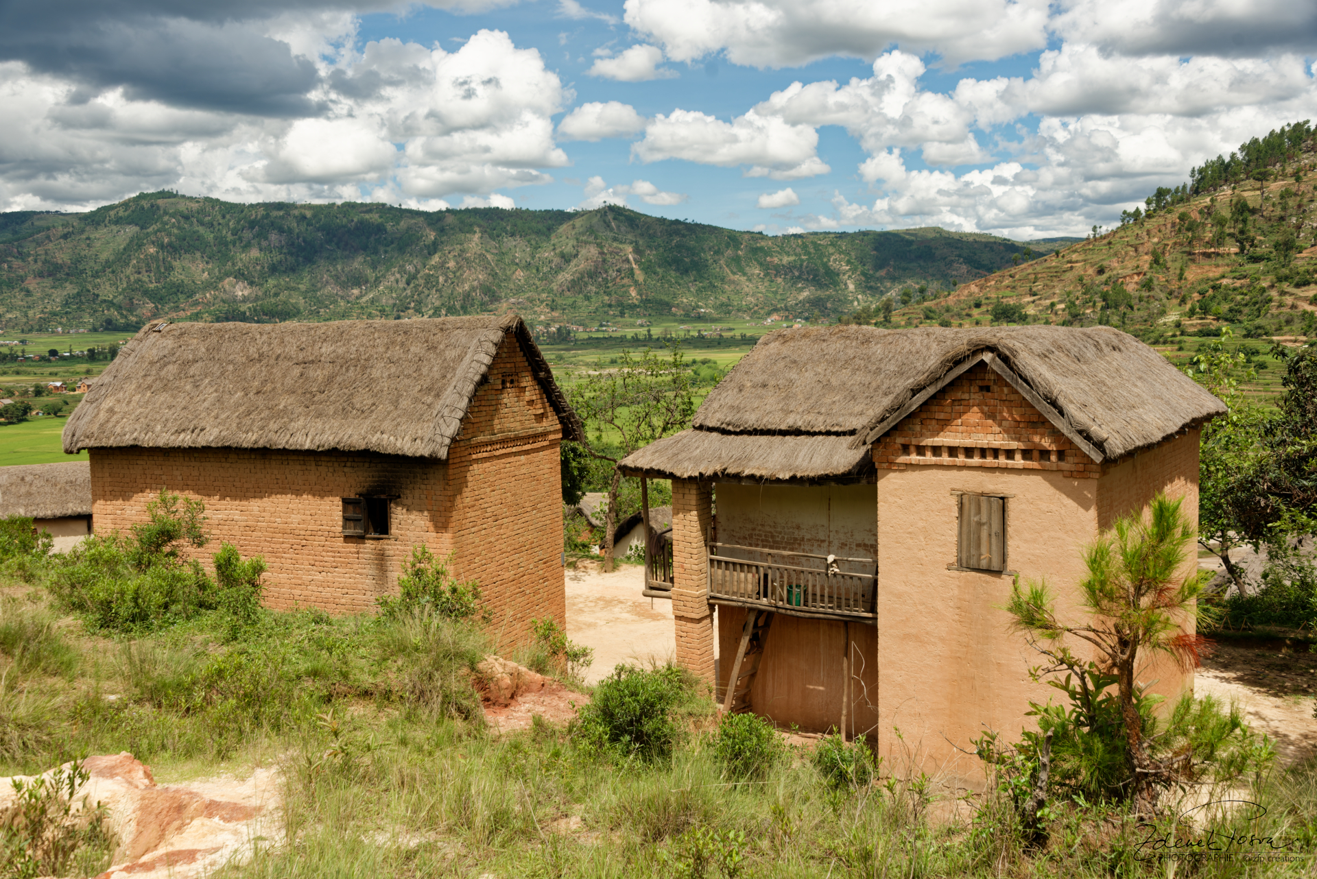 Les maison en briques de terre
