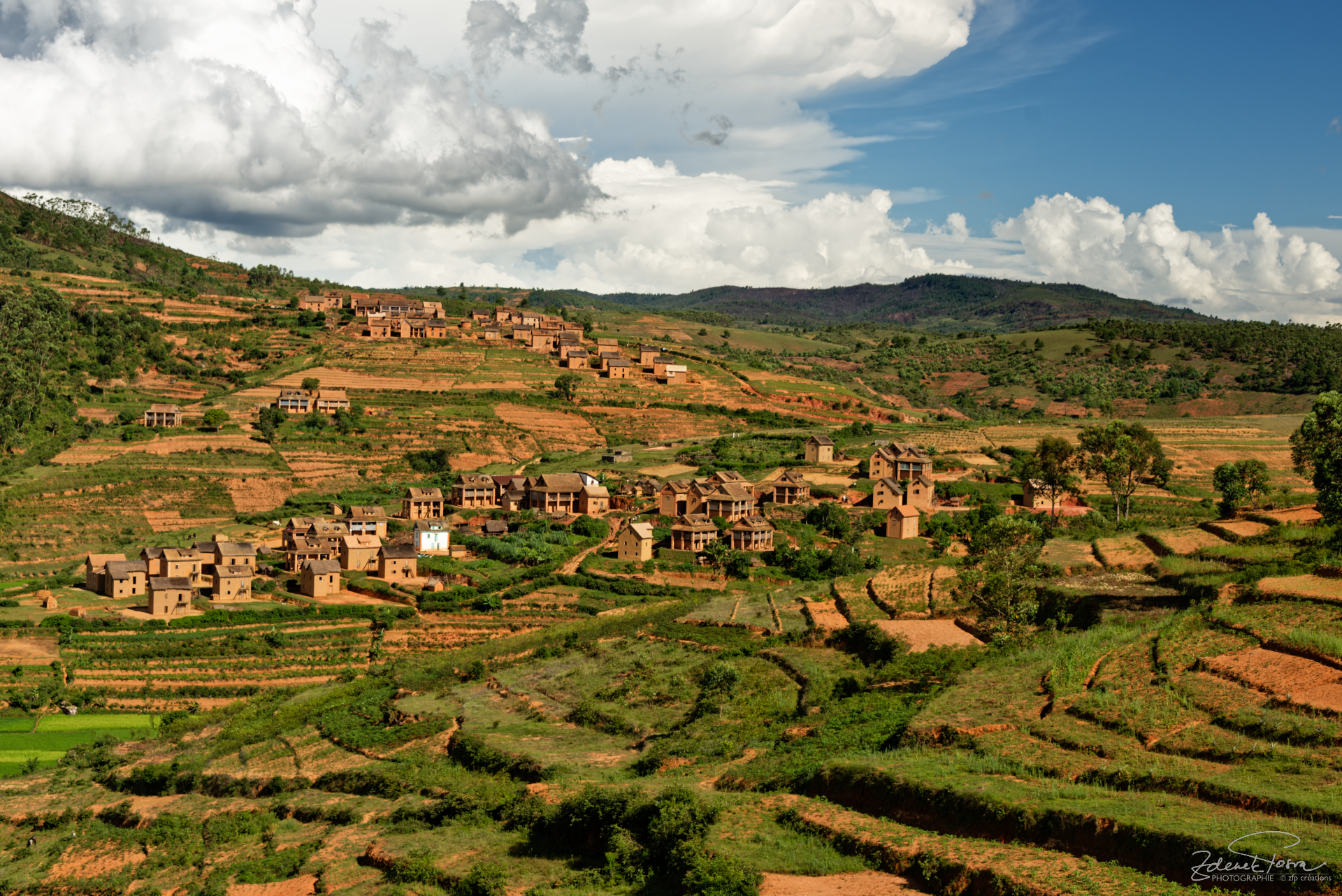 La couleur rousse de la terre est omniprésente