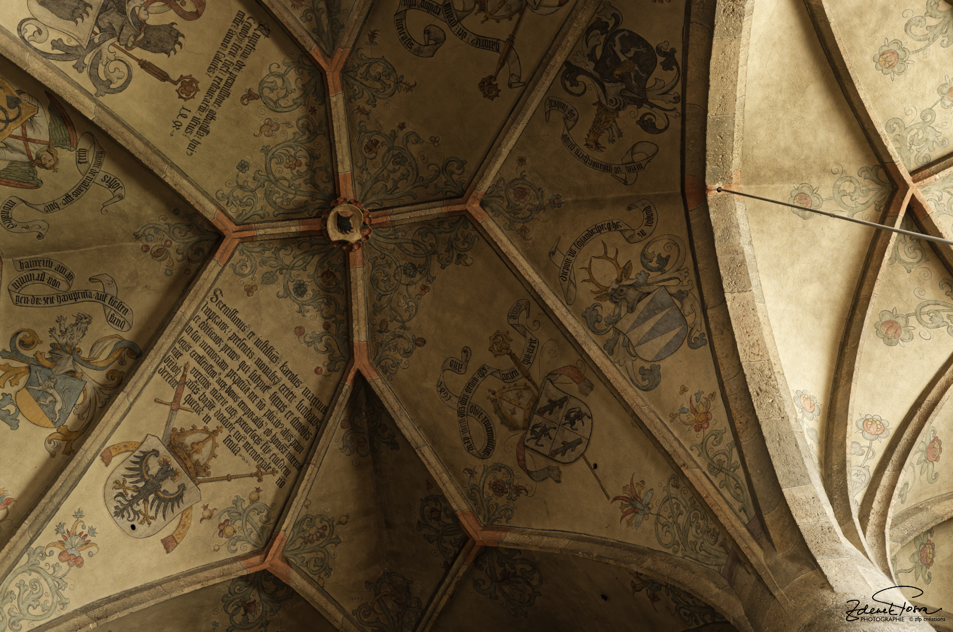Le plafond du couvent St. Johann