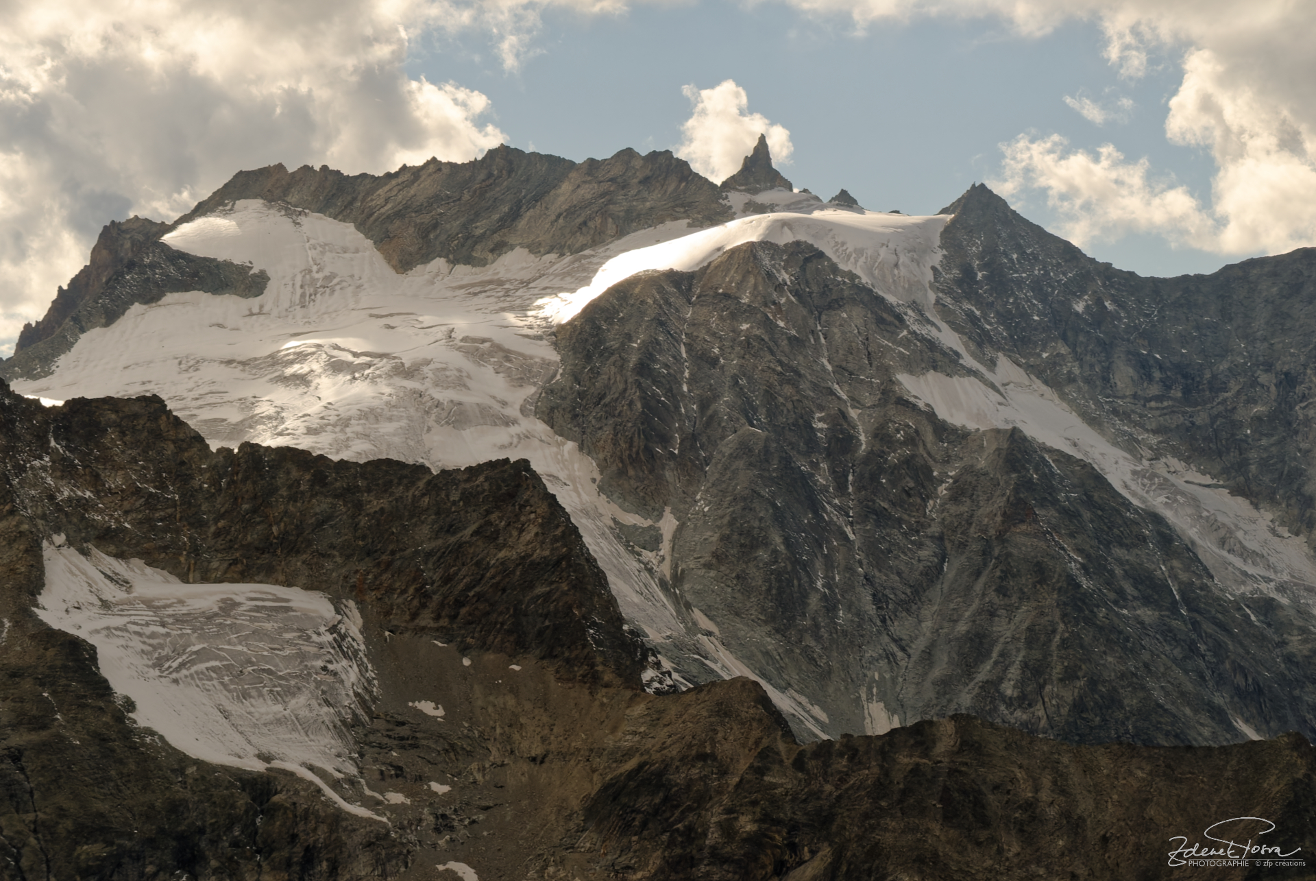 Avec le Pigne d'Arolla au fond