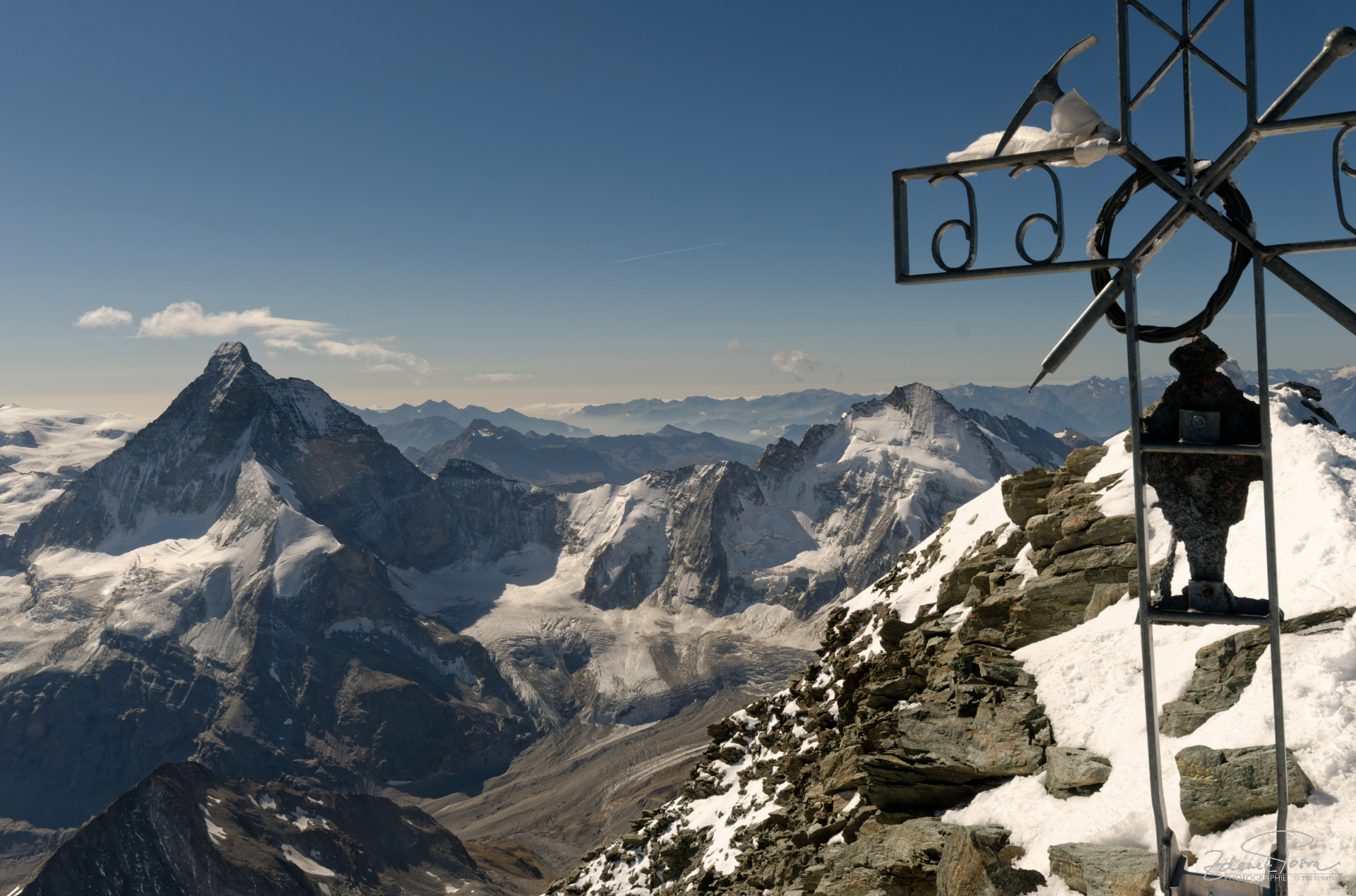 Le sommet de la Dent Blanche