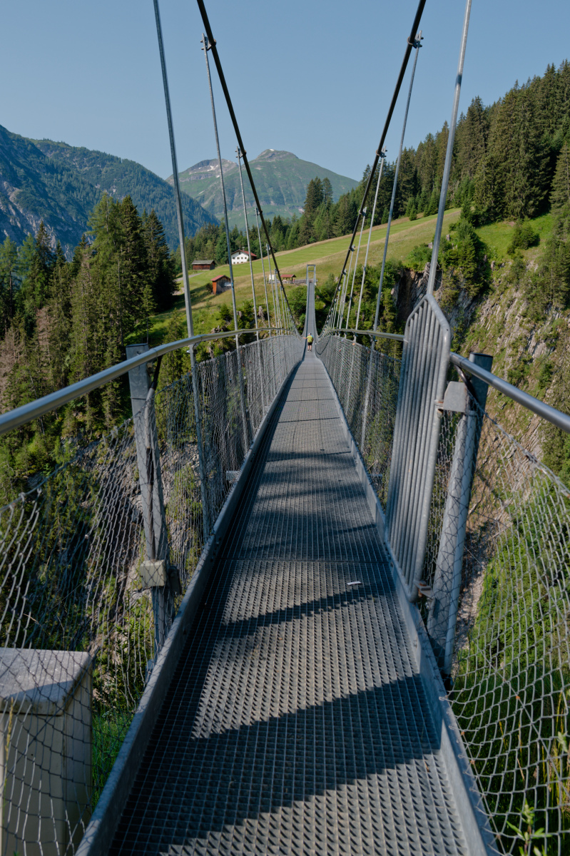 Pont suspendu à Holzgau