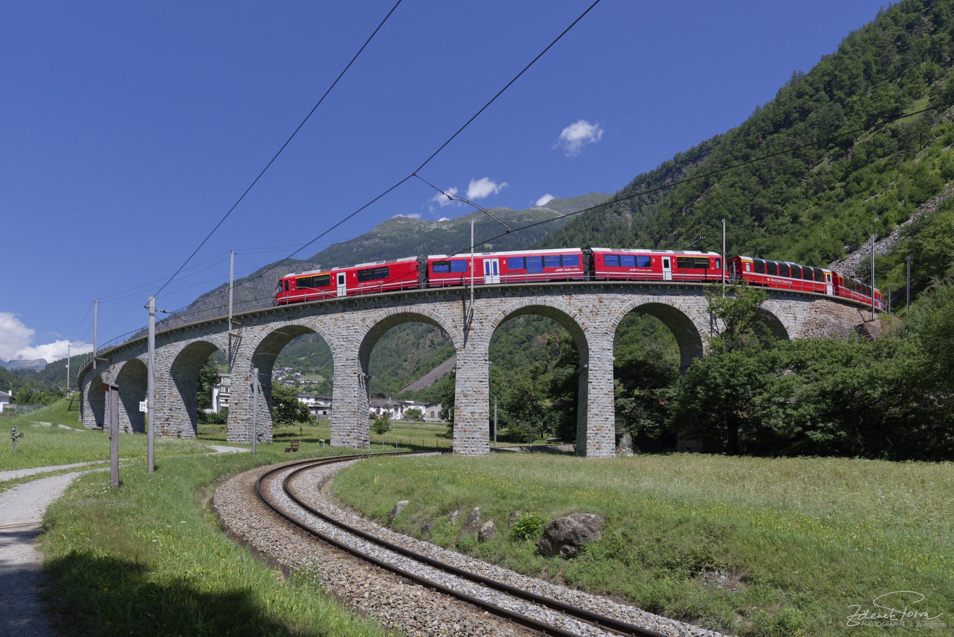 Le viaduc hélicoïdal de Brusio