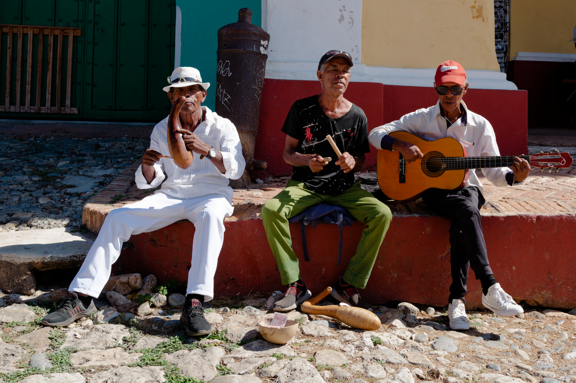 Les musiciens de Trinidad