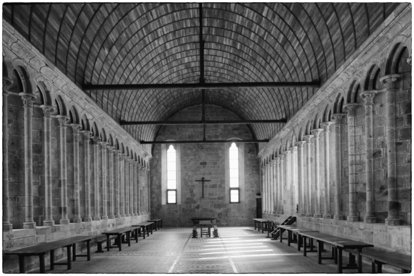 Mont Saint-Michel, réfectoire