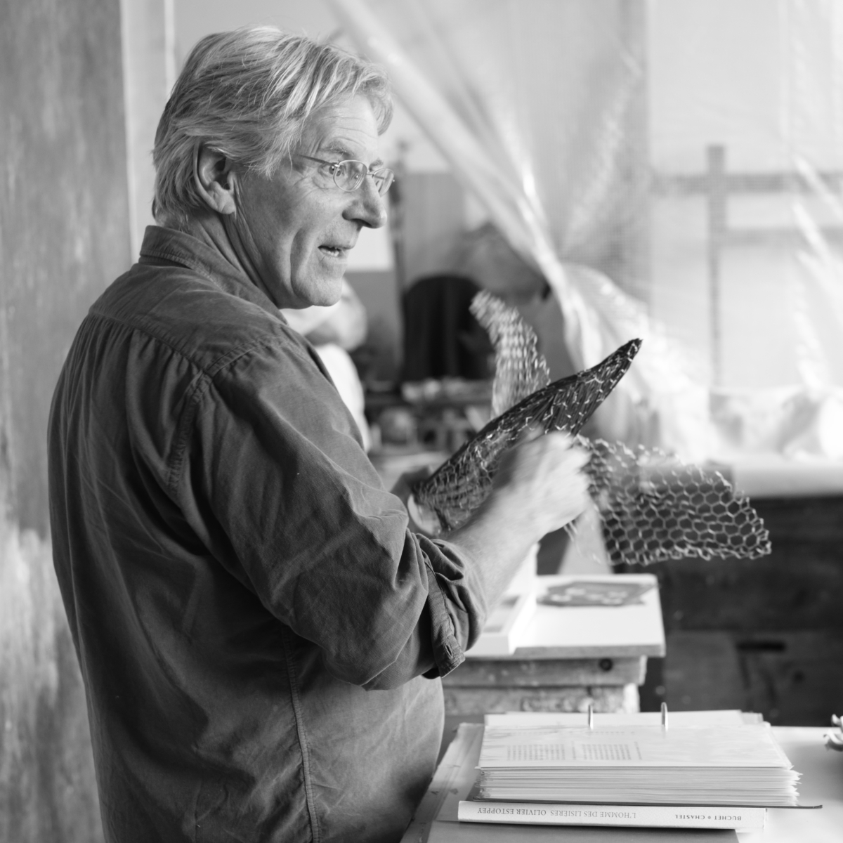 Dans l'atelier d'un sculpteur